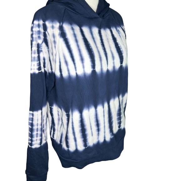 Madewell Blue (Re)sourced Blue Cotton Retro Hoodie Sweatshirt Size Small - Picture 7 of 9